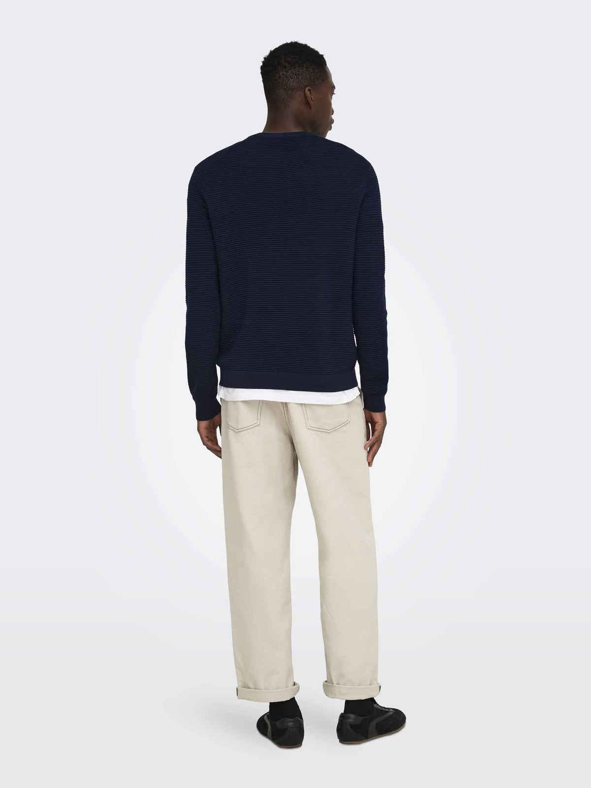 Only&sons ron maglia da uomo blu