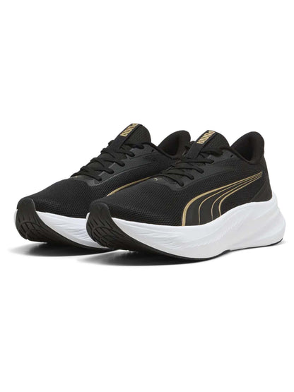 Puma maxstride lite scarpa running da donna nero oro