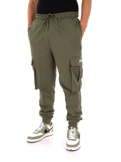Icon panta cargo ft pantalone da uomo verde