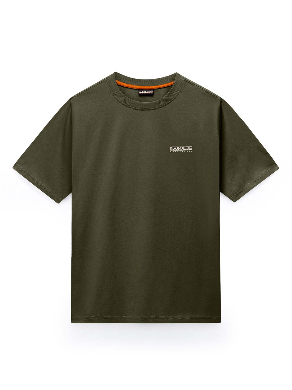 Napapijri s-smallbox t-shirt da uomo oliva