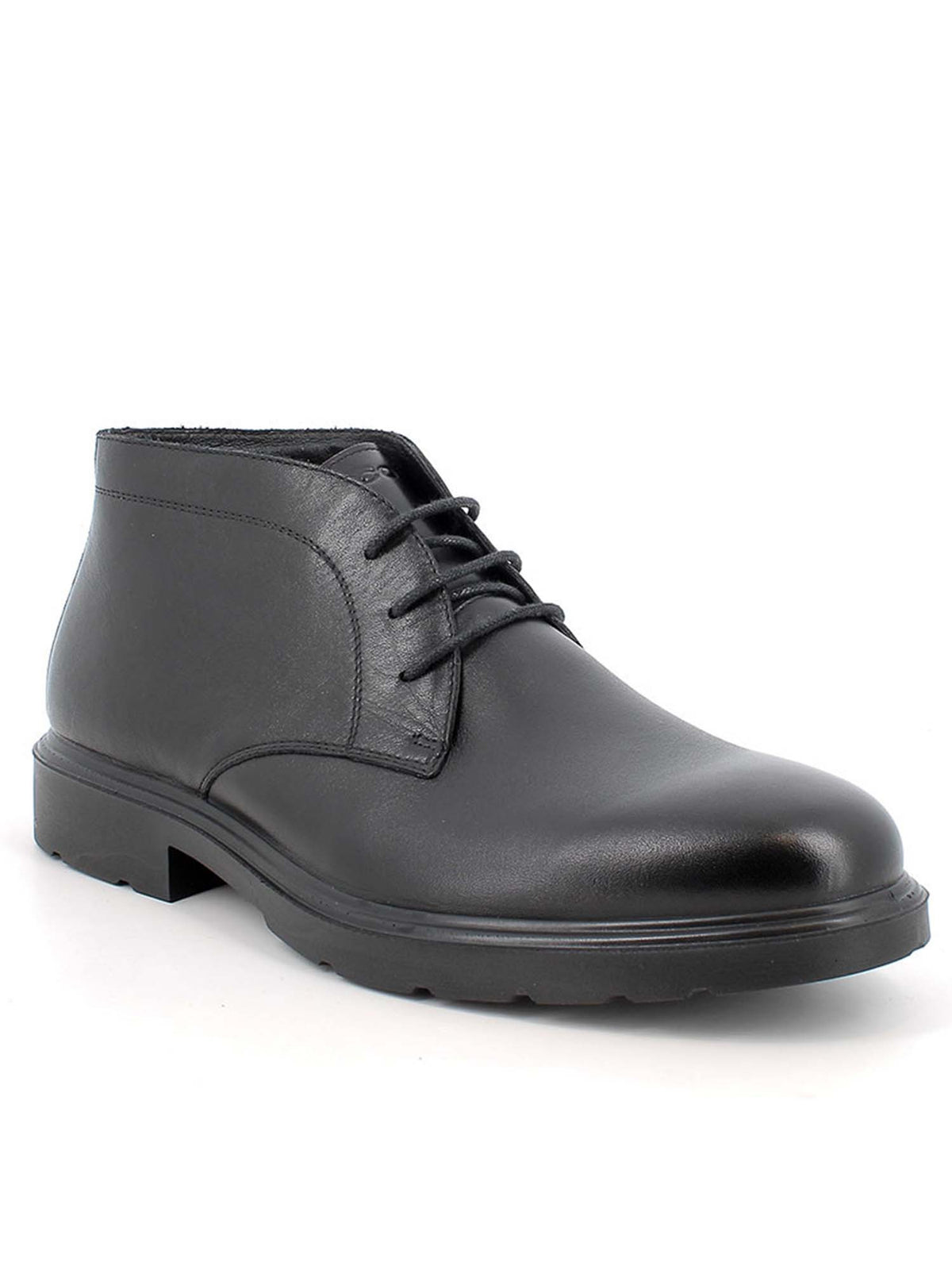 Igi&co glover stringata da uomo nero