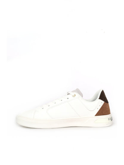 Us grand polo sneake sneakers da uomo bianco-marrone