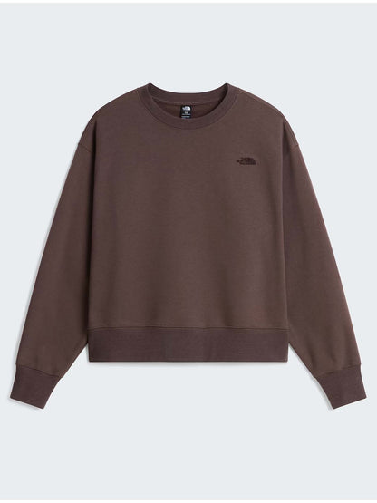 Tnf ess. simple boxy felpa da donna marrone