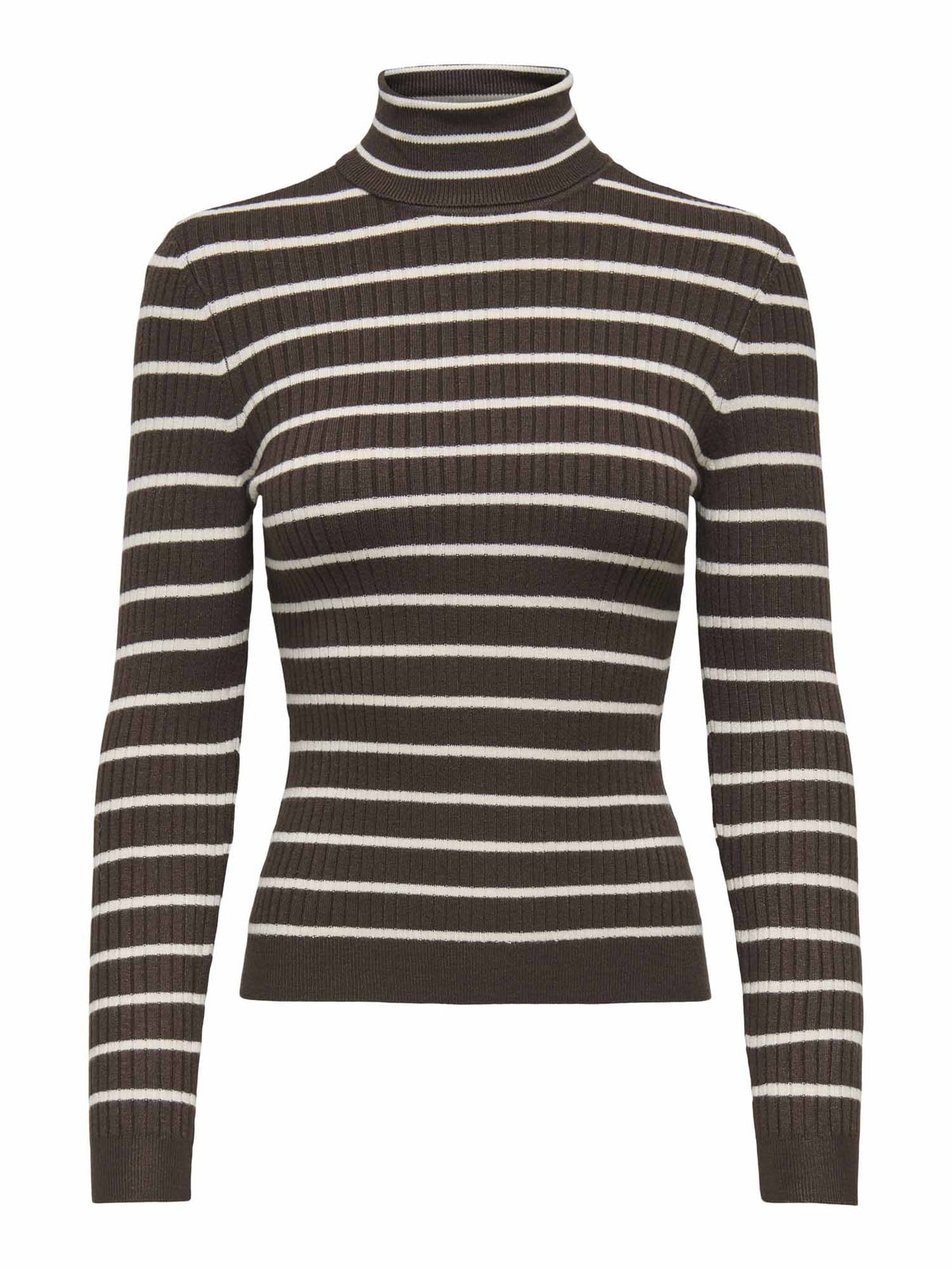 Only karol roll maglia da donna caffe'