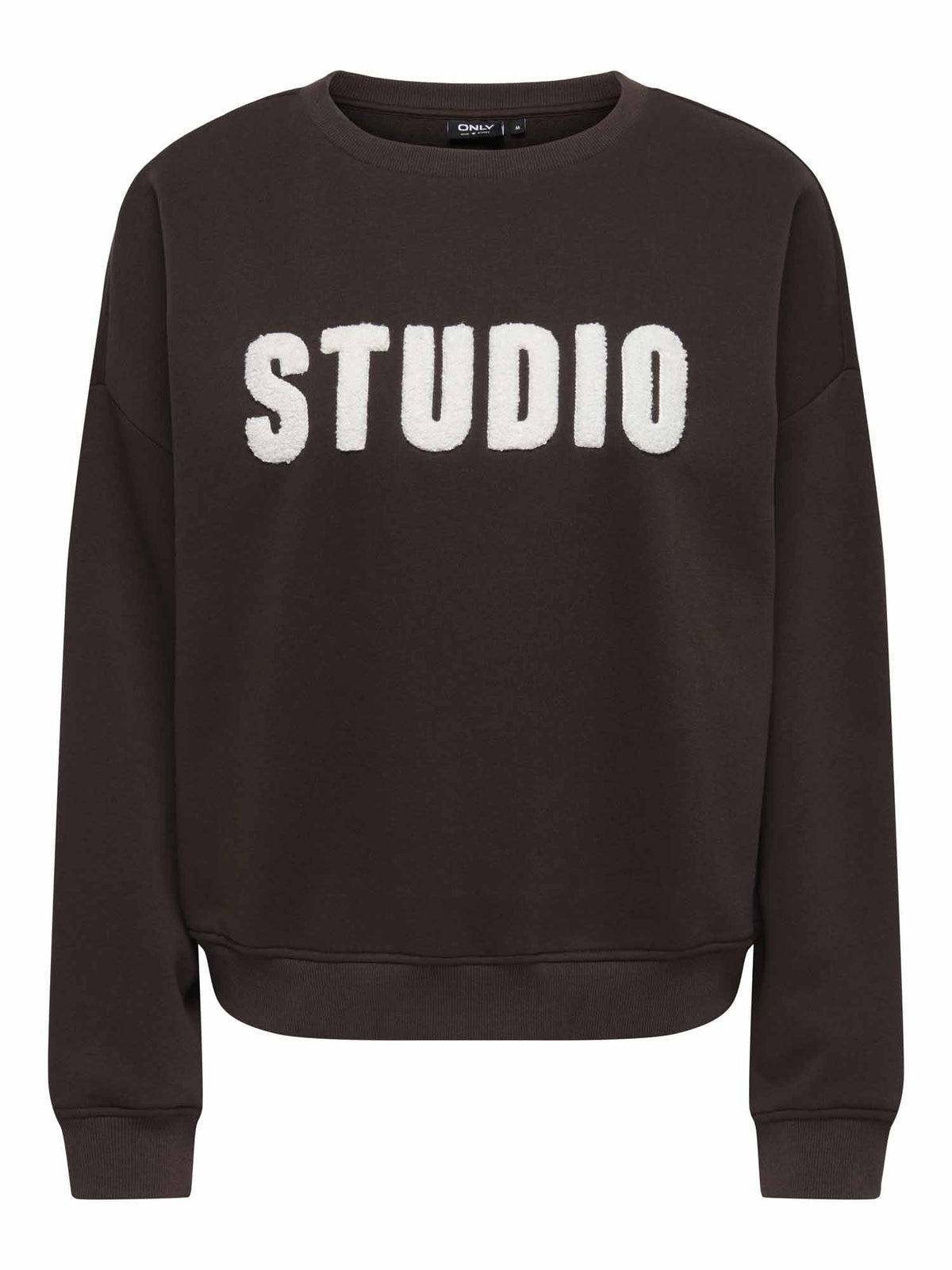 Only sweat life felpa da donna caffe'