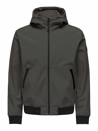 Only&sons bowie giubbino da uomo verde