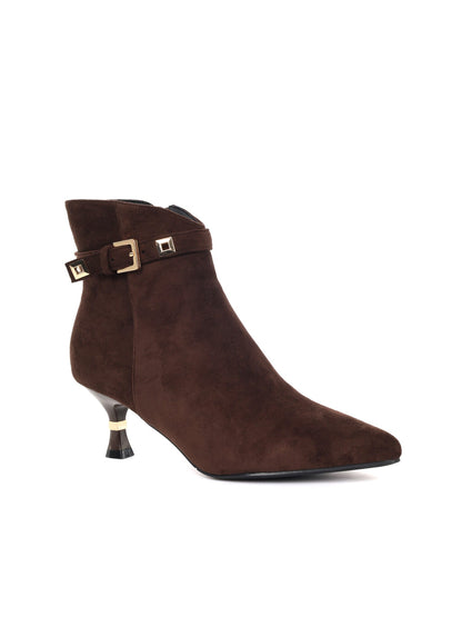 M. burani stivaletto stivale da donna marrone