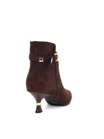 M. burani stivaletto stivale da donna marrone