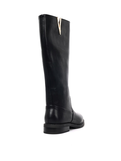 M. burani stivale da donna nero