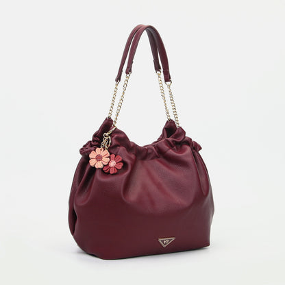 Y-not shopping big borsa da unisex bordeaux