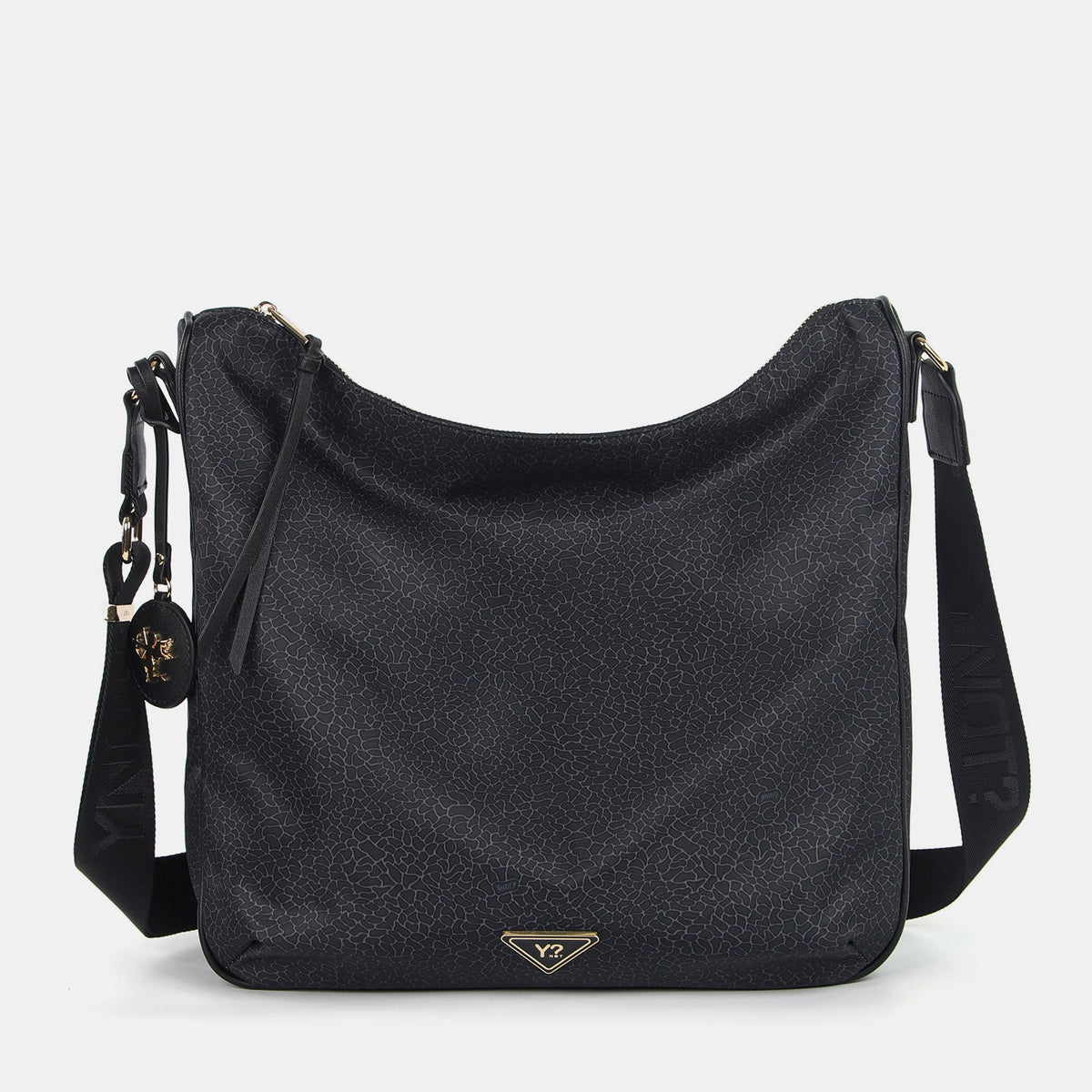 Y-not hobo bag borsa da unisex nero