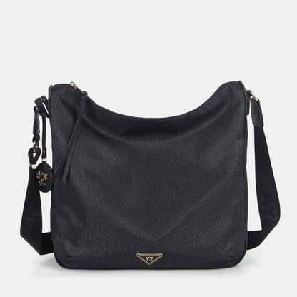 Y-not hobo bag borsa da unisex nero
