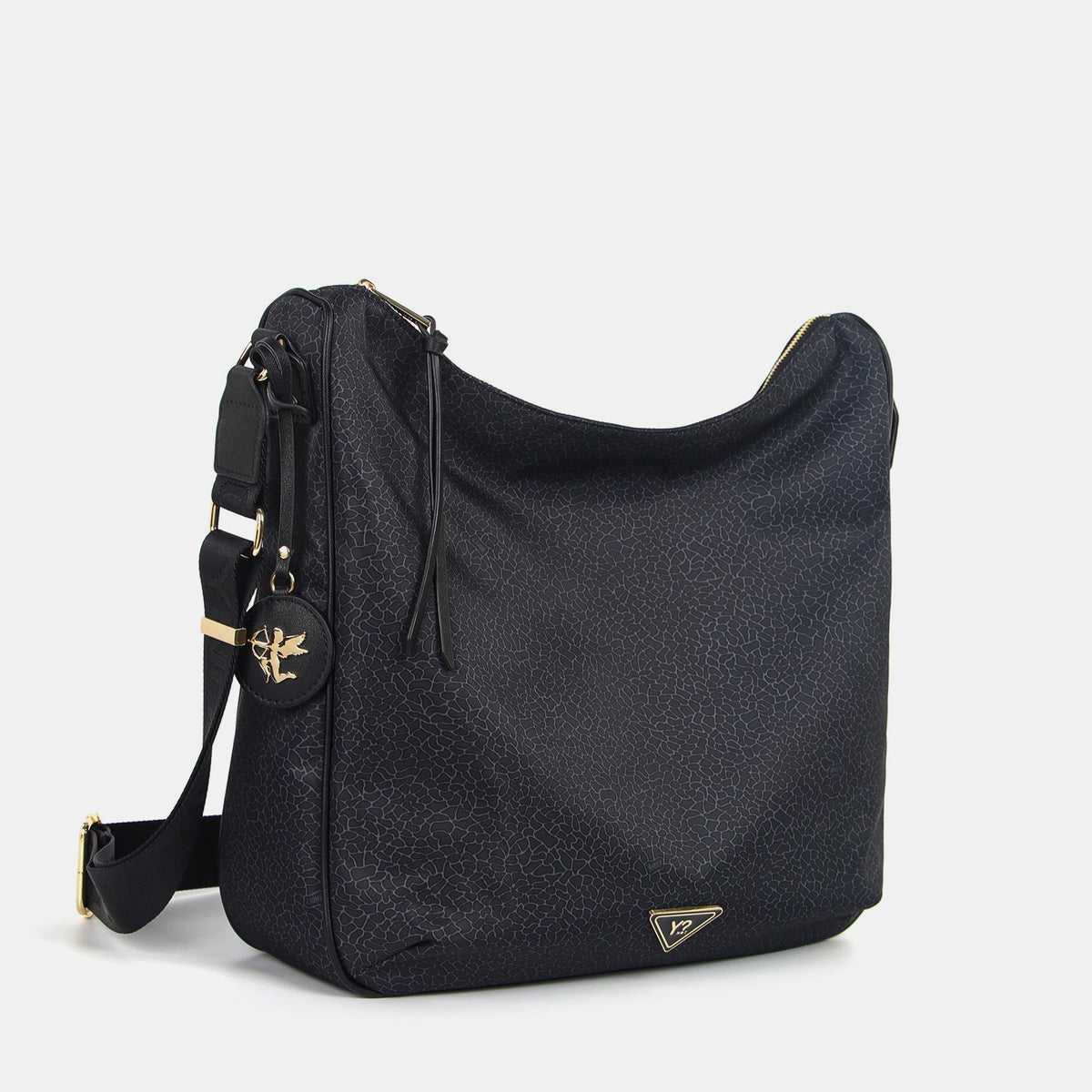 Y-not hobo bag borsa da unisex nero
