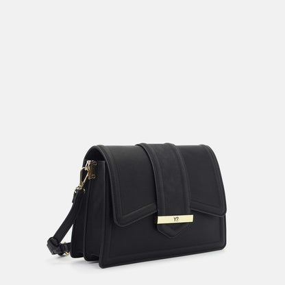 Y-not flap bag borsa da unisex nero
