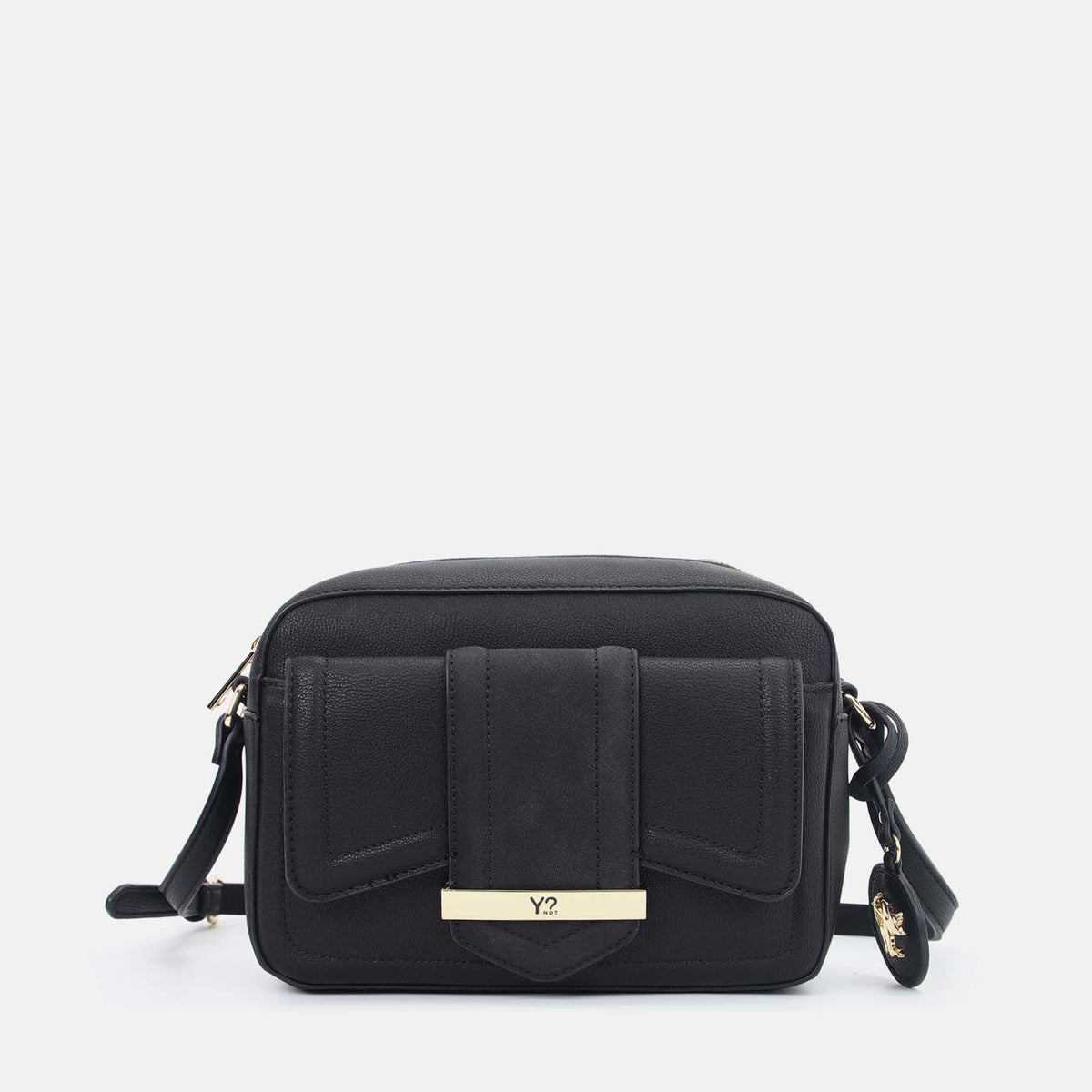 Y-not reporter borsa da unisex nero