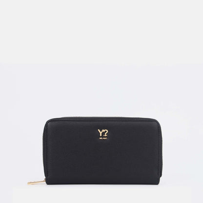 Y-not wallet portafogli da donna nero