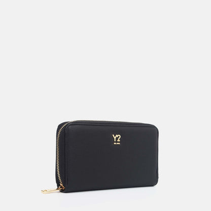 Y-not wallet portafogli da donna nero