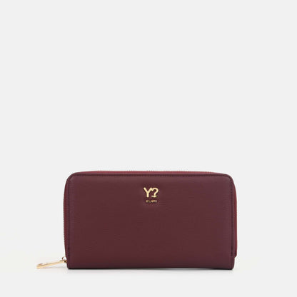 Y-not wallet portafogli da donna bordeaux