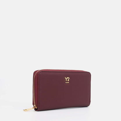 Y-not wallet portafogli da donna bordeaux