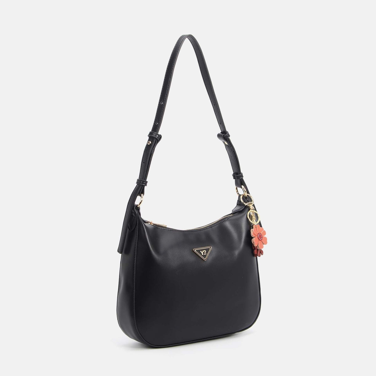 Y-not hobo medium borsa da unisex nero
