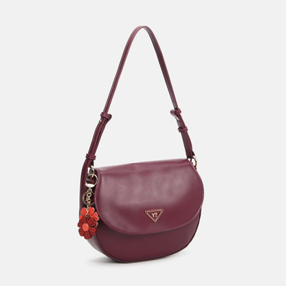 Y-not flap bag mediu borsa da unisex ciliegia