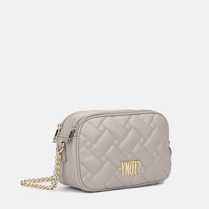 Y-not camera double borsa da unisex panna