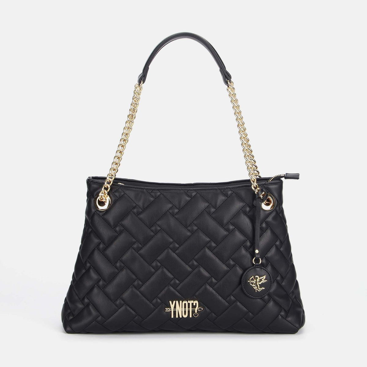 Y-not hobo borsa da unisex nero