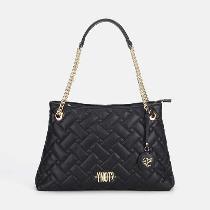 Y-not hobo borsa da unisex nero