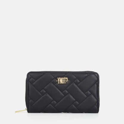 Y-not wallet portafogli da donna nero