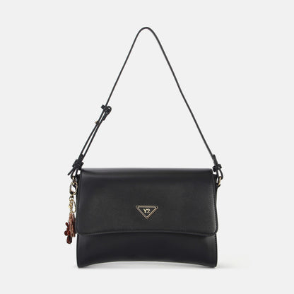 Y-not flap bag mediu borsa da unisex nero