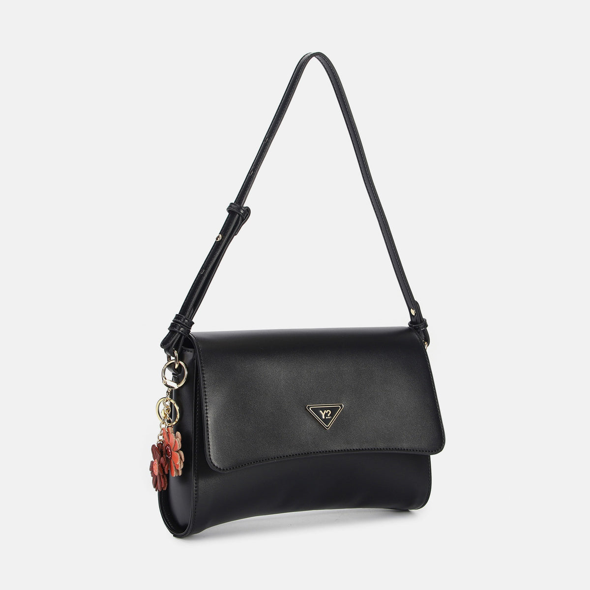 Y-not flap bag mediu borsa da unisex nero