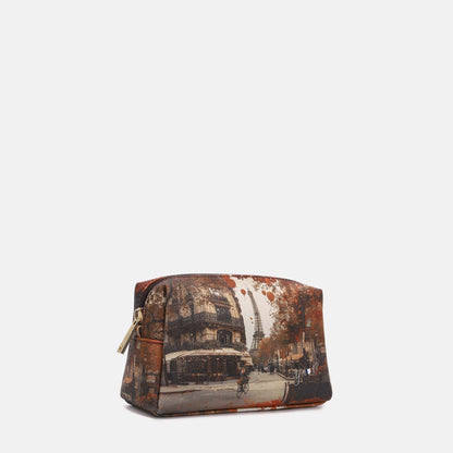 Y-not beauty case da unisex marrone