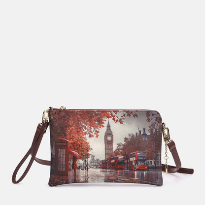 Y-not clutch borsa da unisex bordeaux