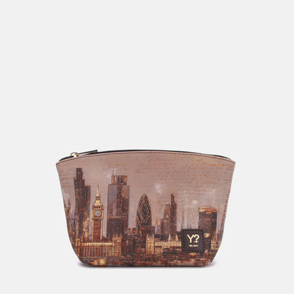 Y-not beauty case da unisex marrone