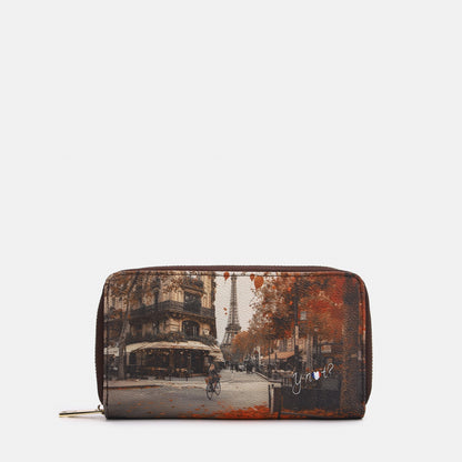 Y-not wallet portafogli da donna marrone