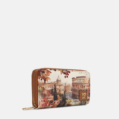 Y-not wallet portafogli da donna taupe