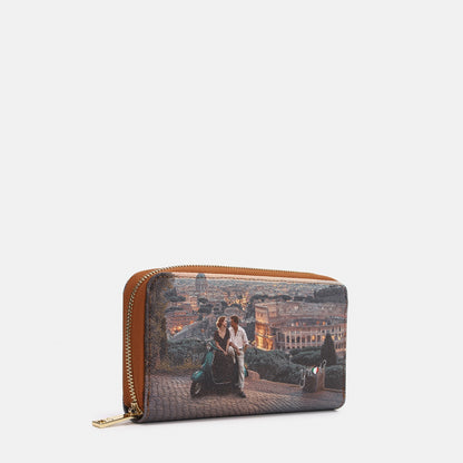 Y-not wallet portafogli da donna taupe