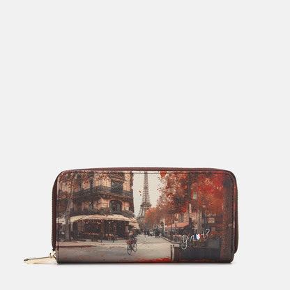 Y-not wallet portafogli da donna marrone