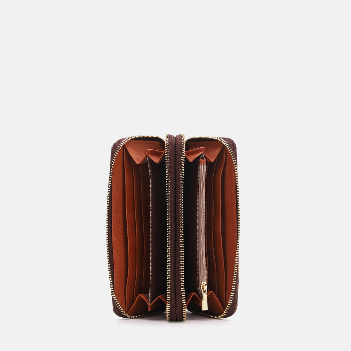 Y-not wallet portafogli da donna marrone
