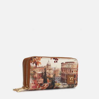 Y-not wallet portafogli da donna taupe