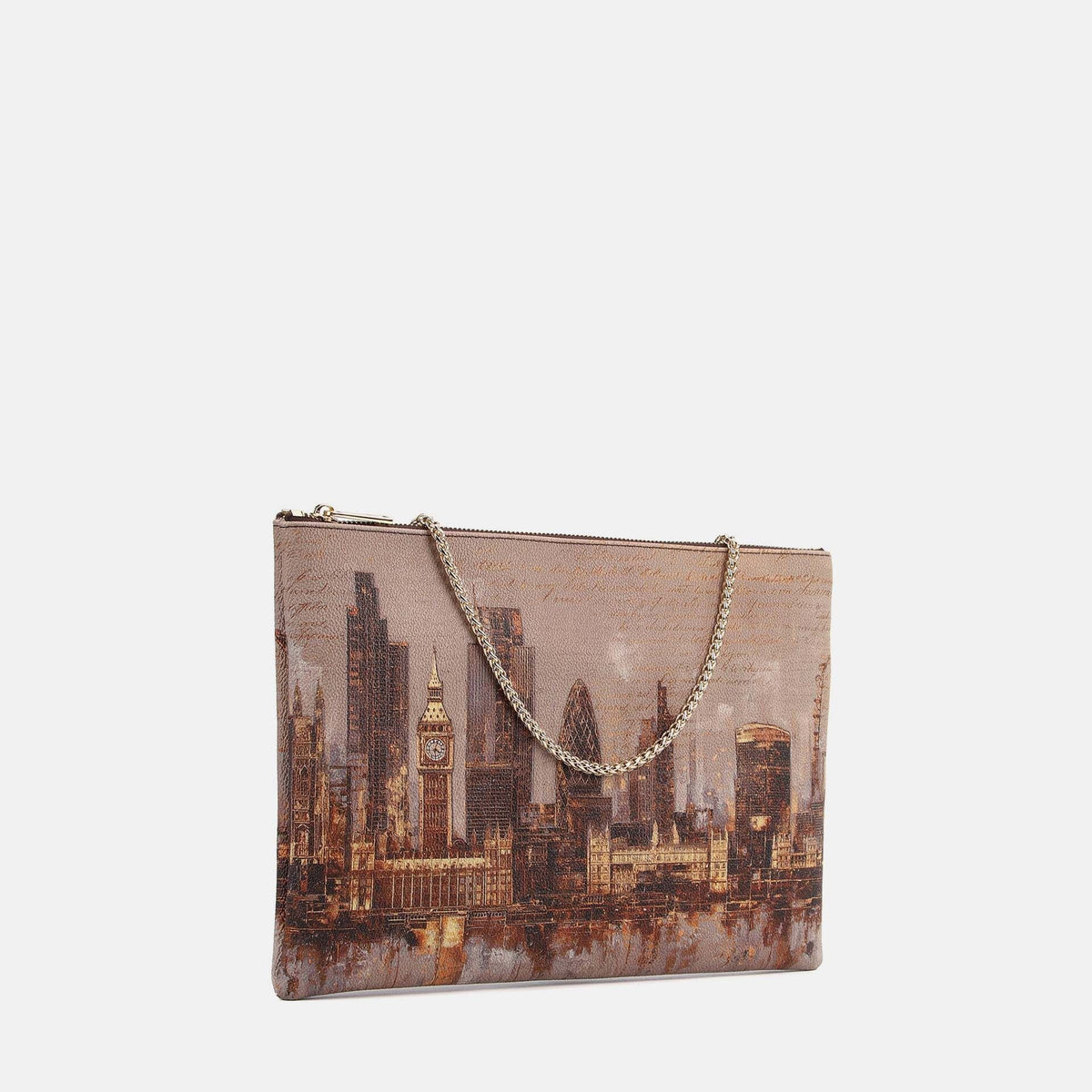 Y-not clutch big borsa da unisex marrone