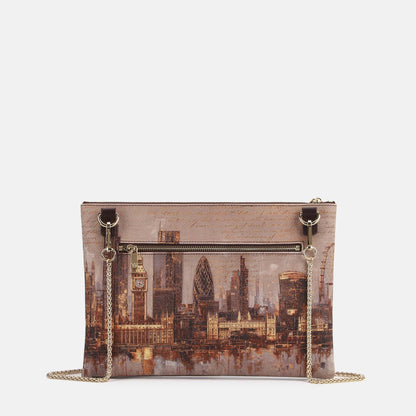 Y-not clutch big borsa da unisex marrone