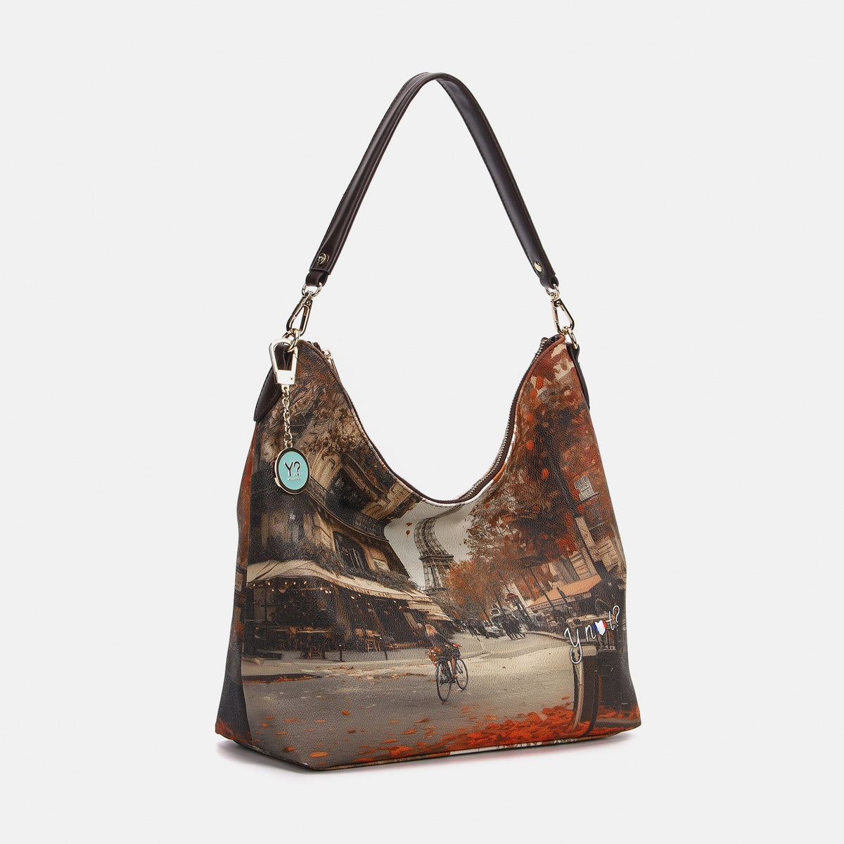 Y-not hobo bag borsa da unisex marrone