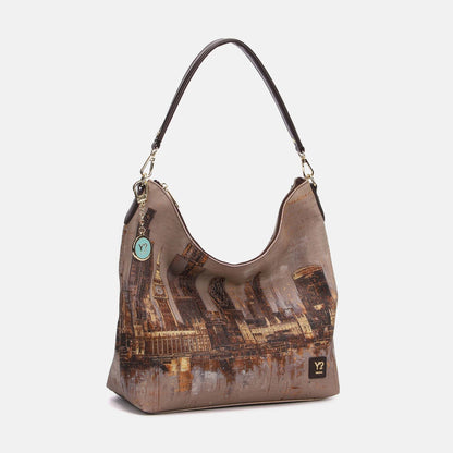 Y-not hobo bag borsa da unisex marrone