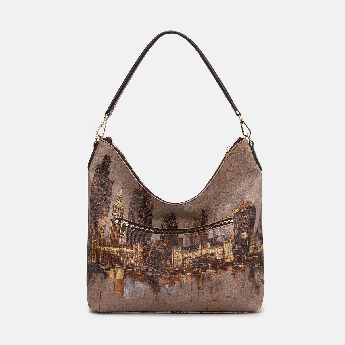 Y-not hobo bag borsa da unisex marrone