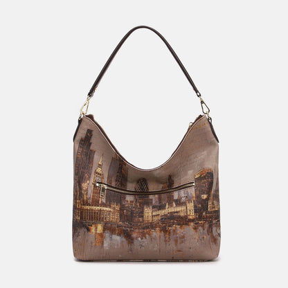 Y-not hobo bag borsa da unisex marrone