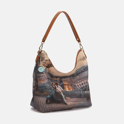 Y-not hobo bag borsa da unisex taupe