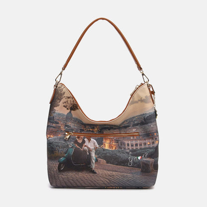 Y-not hobo bag borsa da unisex taupe