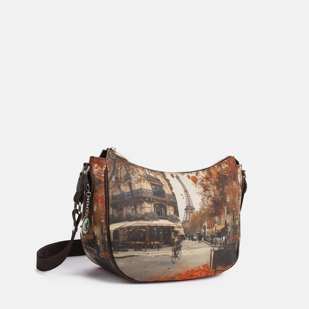 Y-not hobo bag borsa da unisex marrone