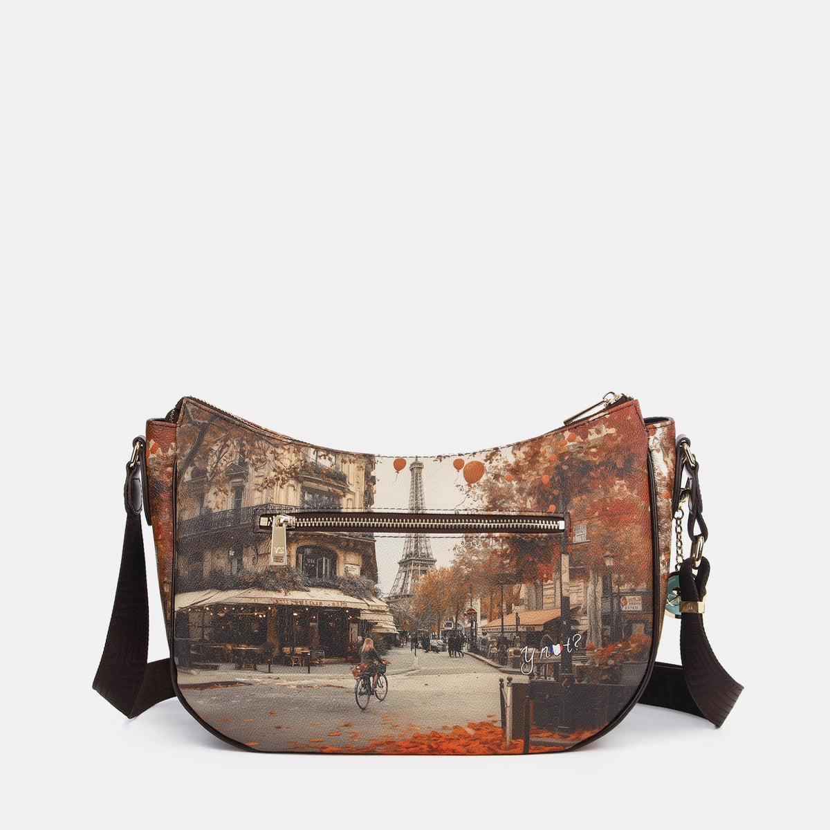 Y-not hobo bag borsa da unisex marrone